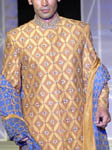 Burnt Orange Groom's Sherwani