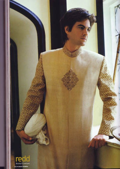 Gold Sherwani